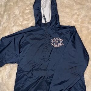 Navy Blue Jacket with Monogram